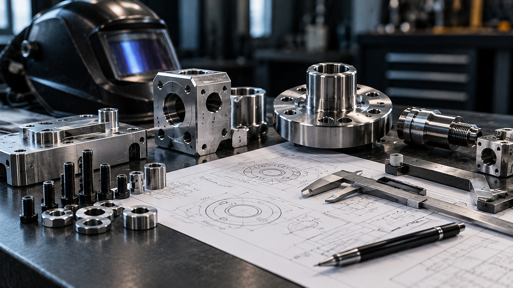 Technical drawings, precision components and measuring tools